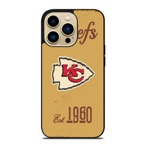 KANSAS CITY CHIEFS RUSTY LOGO iPhone 14 Pro Max Case Cover