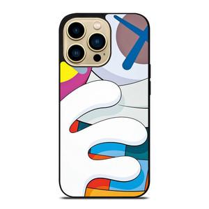 KAWS CARTOON ART iPhone 14 Pro Max Case Cover KAWS CARTOON ART iPhone 14 Pro Max Case Cover