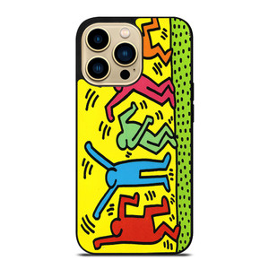 KEITH HARING ART iPhone 14 Pro Max Case Cover KEITH HARING ART iPhone 14 Pro Max Case Cover