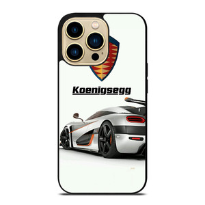 KOENIGSEGG WHITE CAR LOGO iPhone 14 Pro Max Case Cover