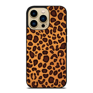 LEAPARD BROWN PATTERN iPhone 14 Pro Max Case Cover