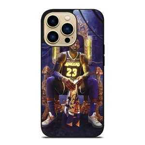 LEBRON JAMES LAKERS KING iPhone 14 Pro Max Case Cover