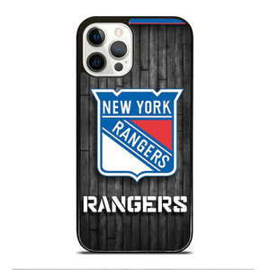 NEW YORK RANGERS WOODEN LOGO iPhone 12 Pro Case Cover