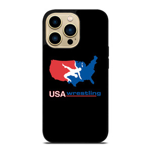 LOGO USA WRESTLING iPhone 14 Pro Max Case Cover LOGO USA WRESTLING iPhone 14 Pro Max Case Cover