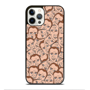 NICOLAS CAGE CARTOON COLLAGE iPhone 12 Pro Case Cover NICOLAS CAGE CARTOON COLLAGE iPhone 12 Pro Case Cover