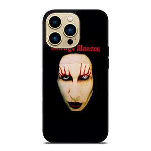 MARILYN MANSON SCARY FACE iPhone 14 Pro Max Case Cover