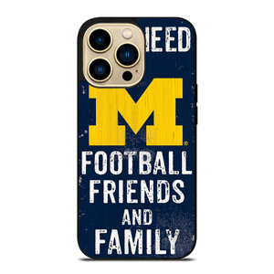 MICHIGAN WOLVERINES FOOTBALL QUOTES iPhone 14 Pro Max Case Cover