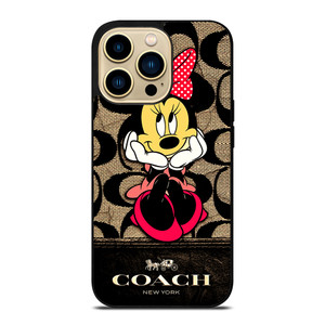 MINNIE MOUSE COACH iPhone 14 Pro Max Case Cover