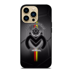 MONARCAS MORELIA BLACK LOGO iPhone 14 Pro Max Case Cover