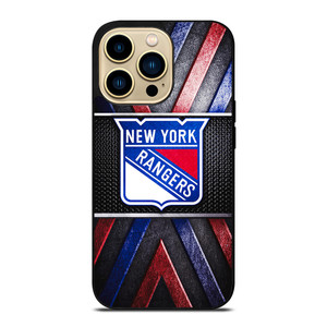 NEW YORK RANGERS NHL METAL LOGO iPhone 14 Pro Max Case Cover NEW YORK RANGERS NHL METAL LOGO iPhone 14 Pro Max Case Cover