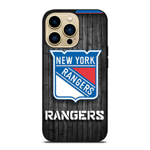 NEW YORK RANGERS WOODEN LOGO iPhone 14 Pro Max Case Cover