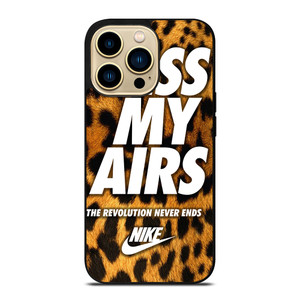 NIKE KISS MY AIRS LEOPARD iPhone 14 Pro Max Case Cover