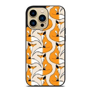 ORANGE FOX PATTERN iPhone 14 Pro Max Case Cover ORANGE FOX PATTERN iPhone 14 Pro Max Case Cover