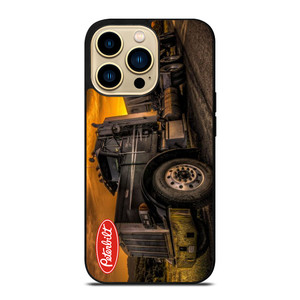 PETERBILT TRUCK BLACK iPhone 14 Pro Max Case Cover PETERBILT TRUCK BLACK iPhone 14 Pro Max Case Cover