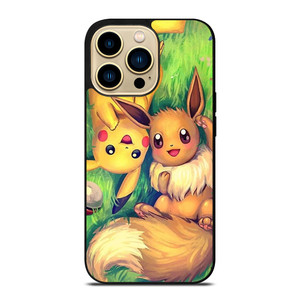POKEMON EEVEE AND PIKACHU iPhone 14 Pro Max Case Cover