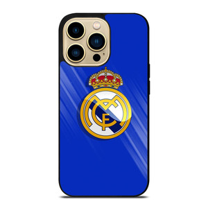 REAL MADRID LOGO BLUE iPhone 14 Pro Max Case Cover REAL MADRID LOGO BLUE iPhone 14 Pro Max Case Cover