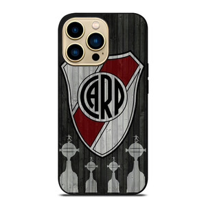 RIVER PLATE EL MAS GRANDE WOODEN LOGO iPhone 14 Pro Max Case Cover