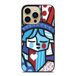 ROMERO BRITTO LIBERTY iPhone 14 Pro Max Case Cover ROMERO BRITTO LIBERTY iPhone 14 Pro Max Case Cover
