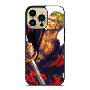RORONOA ZORO ONE PIECE ART iPhone 14 Pro Max Case Cover