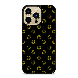 SMILEY FACE NIRVANA PATTERN iPhone 14 Pro Max Case Cover SMILEY FACE NIRVANA PATTERN iPhone 14 Pro Max Case Cover