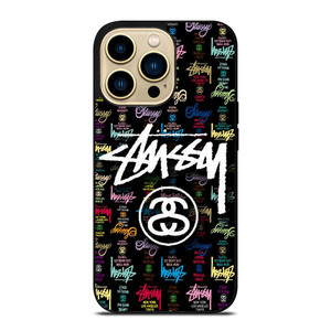 STUSSY COLLAGE LOGO iPhone 14 Pro Max Case Cover STUSSY COLLAGE LOGO iPhone 14 Pro Max Case Cover