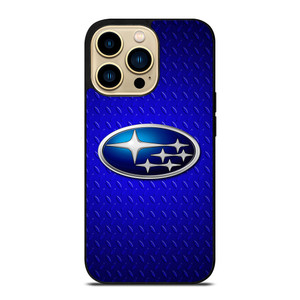 SUBARU BLUE METAL LOGO iPhone 14 Pro Max Case Cover
