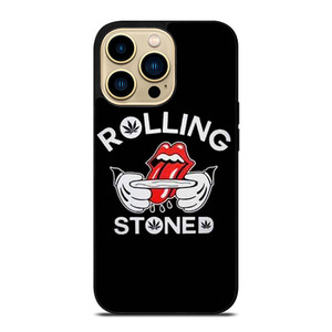 THE ROLLING STONES WEED LOGO iPhone 14 Pro Max Case Cover THE ROLLING STONES WEED LOGO iPhone 14 Pro Max Case Cover