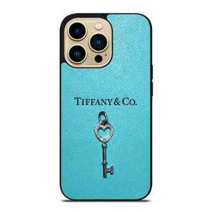 TIFFANY AND CO KEY LEATHER iPhone 14 Pro Max Case Cover