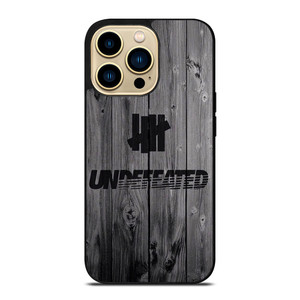 UNDEFEATED WOODEN iPhone 14 Pro Max Case Cover
