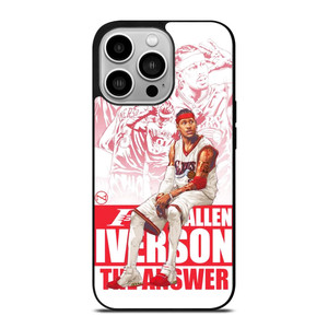 ALLEN IVERSON SIXERS NBA iPhone 14 Pro Case Cover