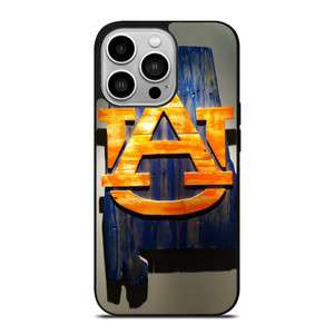 AUBURN TIGERS WOODEN ICON iPhone 14 Pro Case Cover