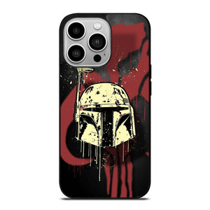 BOBA FETT HELMET STAR WARS ART iPhone 14 Pro Case Cover BOBA FETT HELMET STAR WARS ART iPhone 14 Pro Case Cover