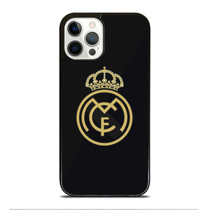 REAL MADRID CF LOGO BLACK iPhone 12 Pro Case Cover REAL MADRID CF LOGO BLACK iPhone 12 Pro Case Cover