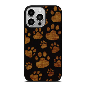 CAT FOOTPRINTS PATTERN iPhone 14 Pro Case Cover