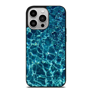 CLEAR BLUE WATER iPhone 14 Pro Case Cover