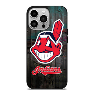 CLEVELAND INDIANS WOODEN LOGO iPhone 14 Pro Case Cover CLEVELAND INDIANS WOODEN LOGO iPhone 14 Pro Case Cover