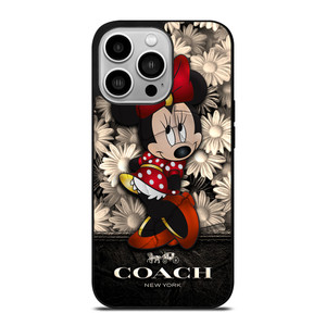 COACH FLOWER MINNIE MOUSE iPhone 14 Pro Case Cover