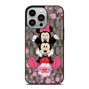 COACH MICKEY and MINNIE MOUSE iPhone 14 Pro Case Cover