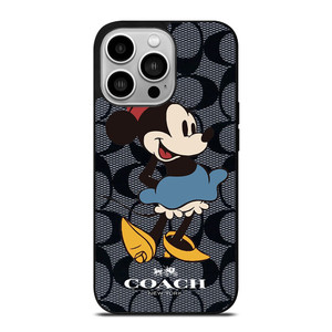 COACH MINNIE MOUSE  iPhone 14 Pro Case Cover