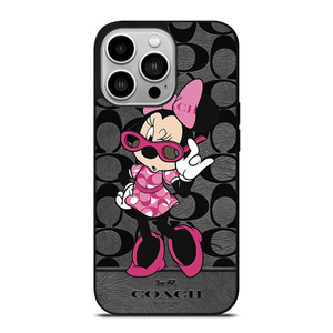 COACH MINNIE MOUSE CUTE iPhone 14 Pro Case Cover COACH MINNIE MOUSE CUTE iPhone 14 Pro Case Cover