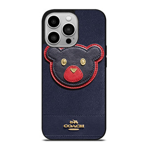 COACH NEW YORK BEAR iPhone 14 Pro Case Cover
