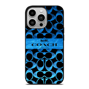 COACH NEW YORK BLUE 2 iPhone 14 Pro Case Cover