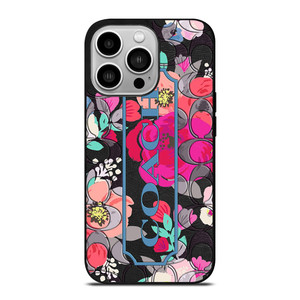 COACH NEW YORK FLOWER iPhone 14 Pro Case Cover
