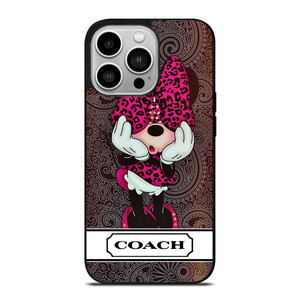 COACH NEW YORK MINNIE MOUSE CUTE iPhone 14 Pro Case Cover COACH NEW YORK MINNIE MOUSE CUTE iPhone 14 Pro Case Cover