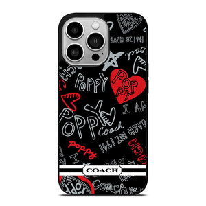 COACH NEW YORK POPPY iPhone 14 Pro Case Cover
