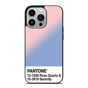 COLOR PANTONE ROSE QUARTZ AND SERENITY iPhone 14 Pro Case Cover