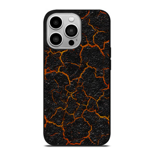 CRACKED LAVA TEXTURE iPhone 14 Pro Case Cover