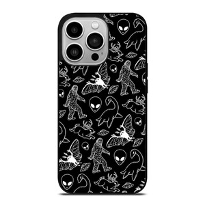 CRYPTID LINE PATTERN iPhone 14 Pro Case Cover CRYPTID LINE PATTERN iPhone 14 Pro Case Cover