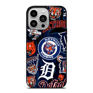 DETROIT TIGERS BASEBALL COLLAGE iPhone 14 Pro Case Cover