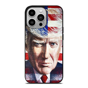 DONALD TRUMP FACE ART iPhone 14 Pro Case Cover